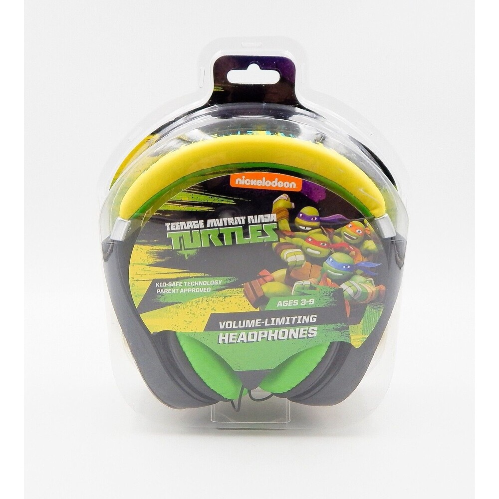 Nickelodeon Teenage Mutant Ninja Turtles Kids Volume-Limiting Headphones